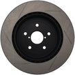 Load image into Gallery viewer, StopTech Power Slot 05-07 STi Rear Right Slotted Rotor - Side View
