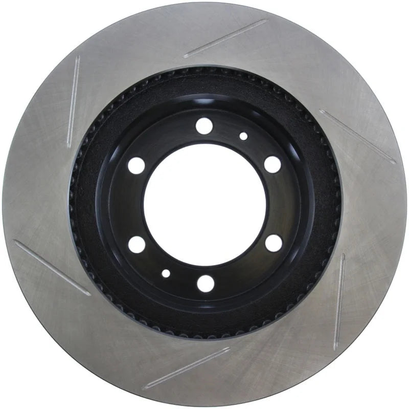 StopTech Power Slot 05-09 Toyota Tacoma/03-09 4 Runner Slotted Left Front Rotor - Side View