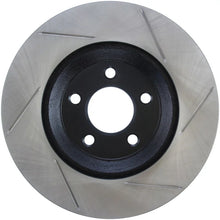 Load image into Gallery viewer, StopTech Power Slot 05-10 Mustang GT V8-4.6L Front Right Slotted Rotor - Side View