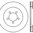 Load image into Gallery viewer, StopTech Power Slot 05-10 Mustang GT V8-4.6L Front Left Drilled Rotor - Main Product View
