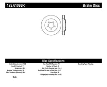 Load image into Gallery viewer, StopTech Power Slot 05-10 Mustang GT V8-4.6L Front Right Drilled Rotor - Installation View