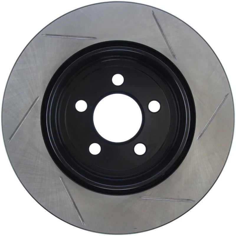 StopTech Power Slot 05 Chrysler 300C 5.7L V8 w/ Vented Rear Disc Rear Right SportStop Slotted Rotor - Side View