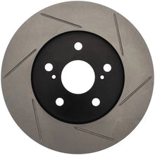 Load image into Gallery viewer, StopTech Power Slot 06-07 Lexus IS250/350 / 08 IS250 Slotted Left Front Rotor - Main Product View