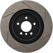 Load image into Gallery viewer, StopTech Power Slot 06 BMW 330 Series / 07-09 335 Series Rear Right Slotted Rotor - Side View