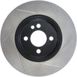 Load image into Gallery viewer, StopTech Power Slot 07-09 Base Cooper Front Left Rotor - Side View