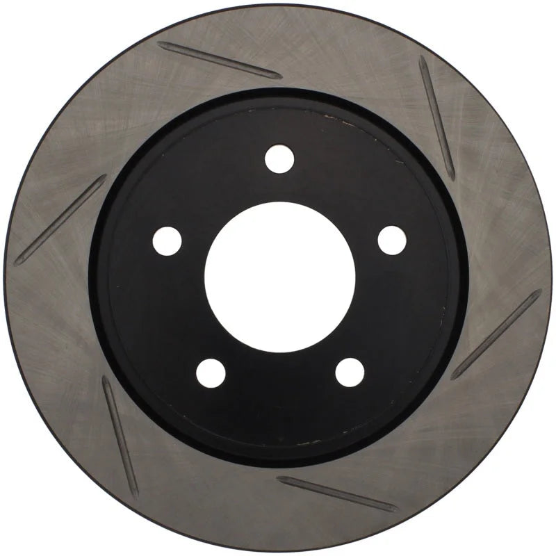 StopTech Power Slot 07-09 Mazdaspeed 3 Slotted Left Rear Rotor - Main Product View