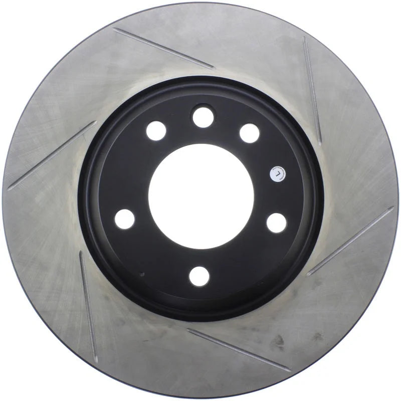 StopTech Power Slot 07-10 Audi Q7 / 03-10 Porsche Cayenne Left Front Slotted Rotor - Main Product View