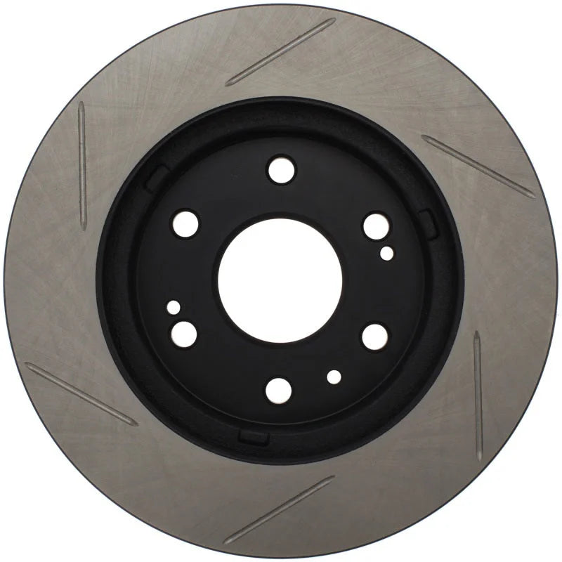 StopTech Power Slot 07 Chevrolet Tahoe Front Left Rotor - Side View