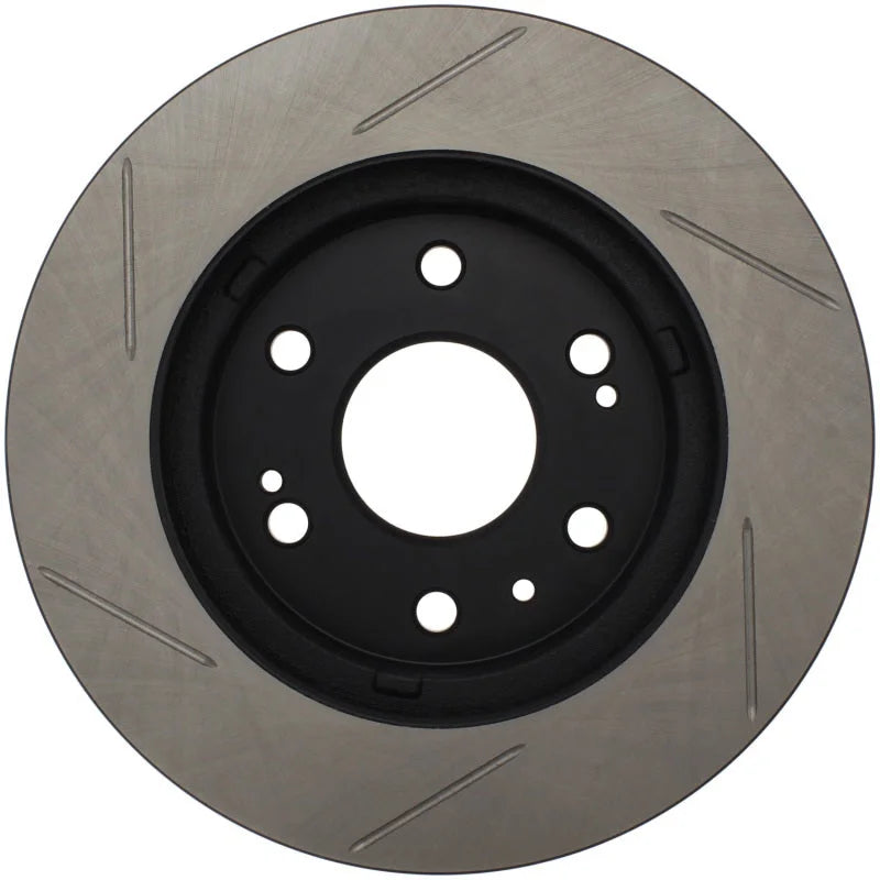 StopTech Power Slot 07 Chevrolet Tahoe Front Right Rotor - Side View