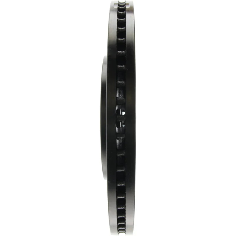 StopTech Power Slot 08-09 Infiniti QX4/QX56 / 07-09 Nissan Armada Left Front Slotted Rotor - Installation View