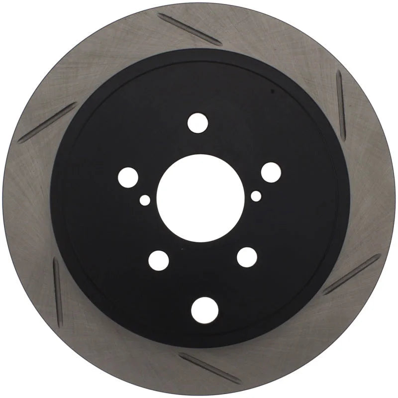 StopTech Power Slot 08-10 WRX Rear Left Slotted Rotor - Main Product View