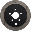 Load image into Gallery viewer, StopTech Power Slot 08-10 WRX Rear Right Slotted Rotor - Main Product View