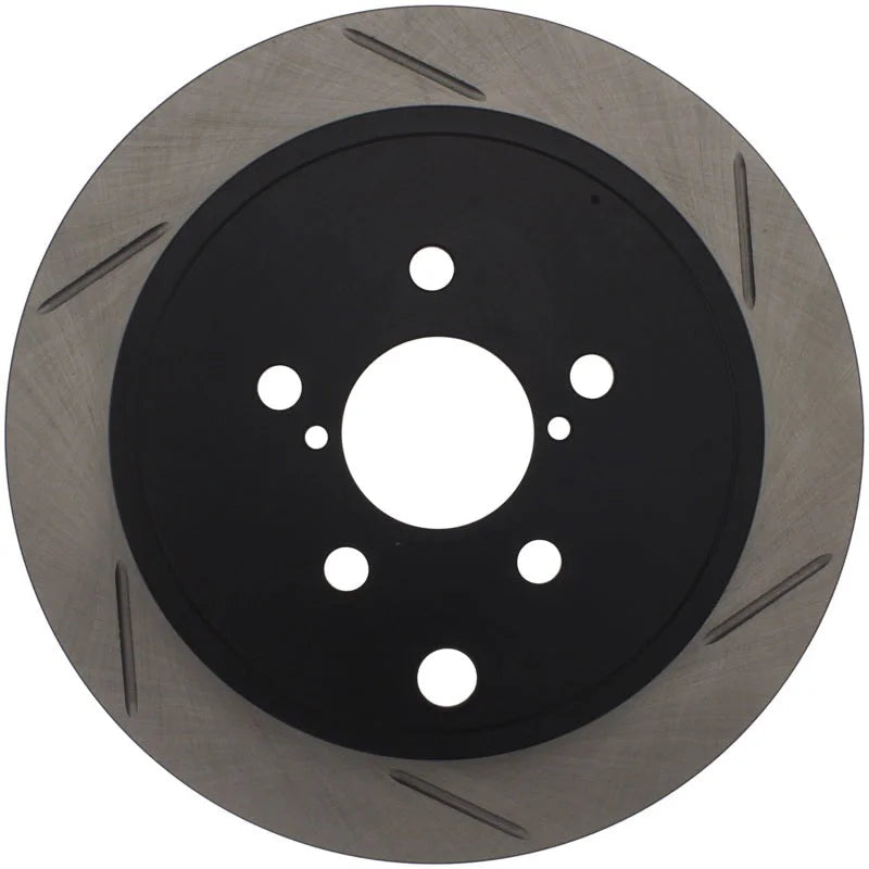 StopTech Power Slot 08-10 WRX Rear Right Slotted Rotor - Main Product View