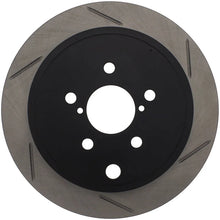 Load image into Gallery viewer, StopTech Power Slot 08-10 WRX Rear Right Slotted Rotor - Main Product View