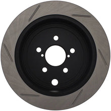 Load image into Gallery viewer, StopTech Power Slot 08-10 WRX Rear Right Slotted Rotor - Side View