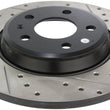 Load image into Gallery viewer, StopTech Power Slot 09-10 Audi A4/A4 Quattro / 08-10 A5 / 10 S4 Rear Left Drilled &amp; Slotted Rotor - Additional View 5