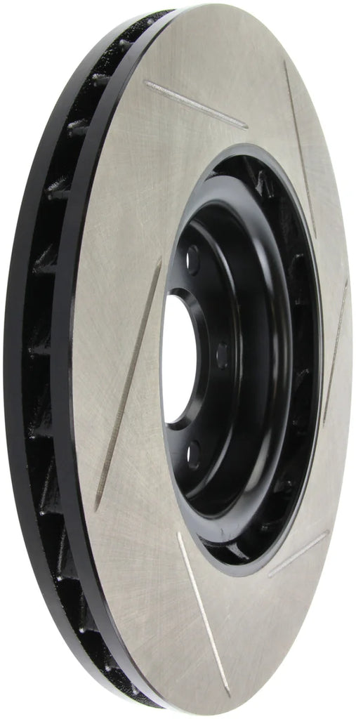 StopTech Power Slot 10-6/11 Audi S4 / 08-11 S5 Front Right Slotted Rotor - Main Product View