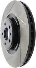 Load image into Gallery viewer, StopTech Power Slot 10-6/11 Audi S4 / 08-11 S5 Front Right Slotted Rotor - Side View