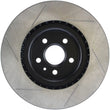 Load image into Gallery viewer, StopTech Power Slot 10 Camaro SS 8cyl / 09 Pontiac G8 GXP Front Left Slotted Rotor - Side View