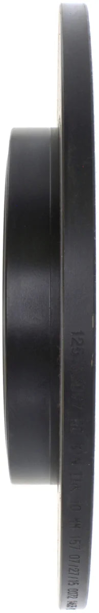 StopTech Power Slot 1/05-09 Audi A4/A4 Quattro Right Rear Slotted Rotor - Side View