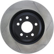 Load image into Gallery viewer, StopTech Power Slot 12-13 Audi A6 Quattro/11-12 A7 Quattro / 10-13 S4 Rear Left Slotted Rotor - Main Product View