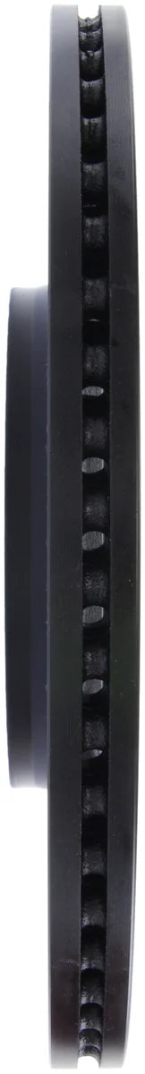 StopTech Power Slot 12-13 Audi A6 Quattro/11-12 A7 Quattro / 10-13 S4 Rear Left Slotted Rotor - Back View