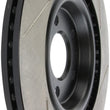 Load image into Gallery viewer, StopTech Power Slot 12-13 Audi A6 Quattro/11-12 A7 Quattro / 10-13 S4 Rear Right Slotted Rotor - Side View