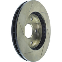 Load image into Gallery viewer, StopTech Power Slot 1/90-95 Toyota MR2 Front Left SportStop Slotted Rotor - Side View