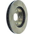 Load image into Gallery viewer, StopTech Power Slot 1/90-95 Toyota MR2 Front Right SportStop Slotted Rotor - Main Product View