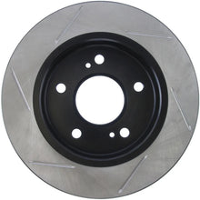 Load image into Gallery viewer, StopTech Power Slot 2/94-98 240SX 5 Lug Slotted Rear Left Rotor - Side View