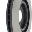 Load image into Gallery viewer, StopTech Power Slot 3/99-06 Audi TT/00-06 TT Quattro / 03-05 VW Golf GTi Left Front Slotted Rotor - Back View