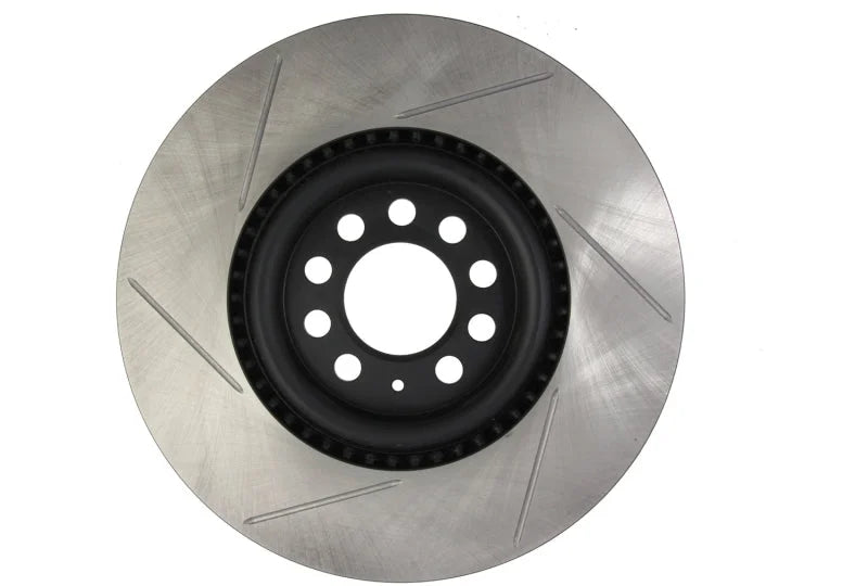 StopTech Power Slot 3/99-06 Audi TT/00-06 TT Quattro / 03-05 VW Golf GTi Left Front Slotted Rotor - Additional View 5