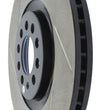 Load image into Gallery viewer, StopTech Power Slot 3/99-06 Audi TT/00-06 TT Quattro / 03-05 VW Golf GTi Right Front Slotted Rotor - Main Product View