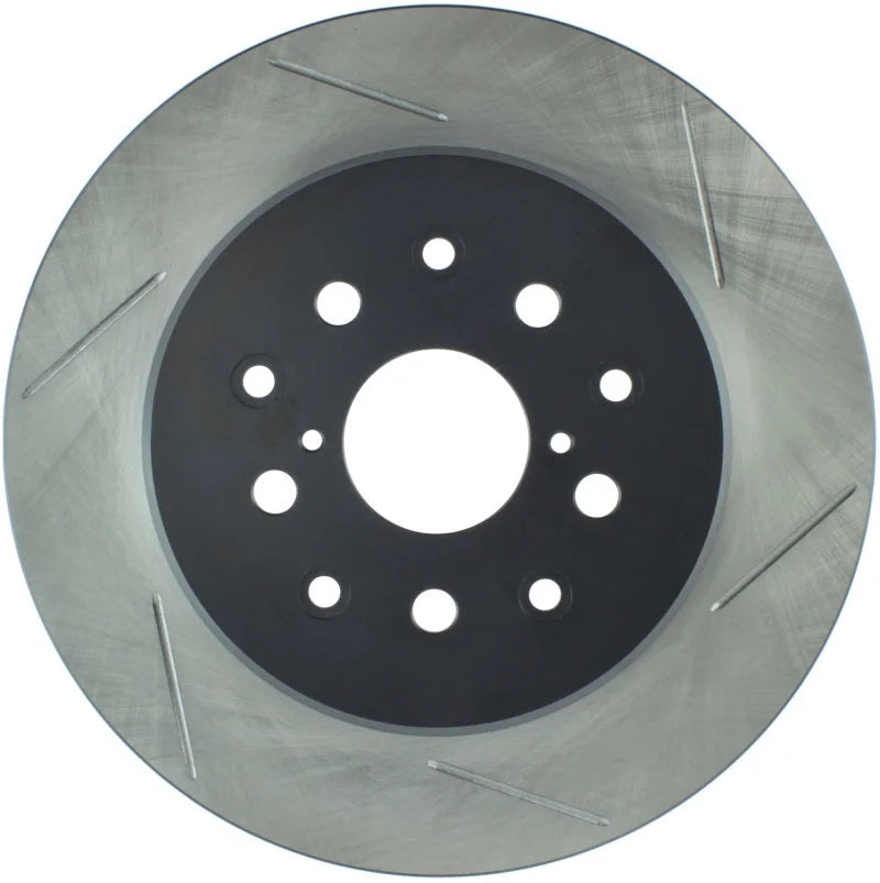 StopTech Power Slot 5/93-98 Supra Turbo Rear Left SportStop Slotted Rotor - Side View
