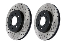 Load image into Gallery viewer, StopTech Power Slot 6/89-96 Nissan 300ZX Slotted &amp; Drilled Right Rear Rotor - Main Product View