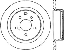Load image into Gallery viewer, StopTech Power Slot 6/89-96 Nissan 300ZX Slotted &amp; Drilled Right Rear Rotor - Side View