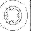 Load image into Gallery viewer, StopTech Power Slot 84-85 Nissan 300ZX Slotted &amp; Drilled Left Front Rotor