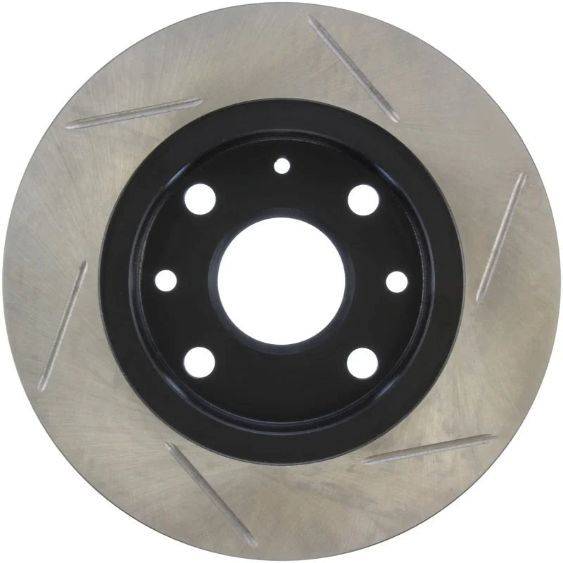 StopTech Power Slot 89-93 Mazda Miata SportStop Slotted Rear Right Rotor - Side View