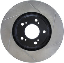 Load image into Gallery viewer, StopTech Power Slot 91-96 Acura NSX Left Front Slotted Rotor - Side View