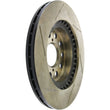 Load image into Gallery viewer, StopTech Power Slot 92-95 Toyota MR2 Turbo Rear Left SportStop Slotted Rotor - Side View