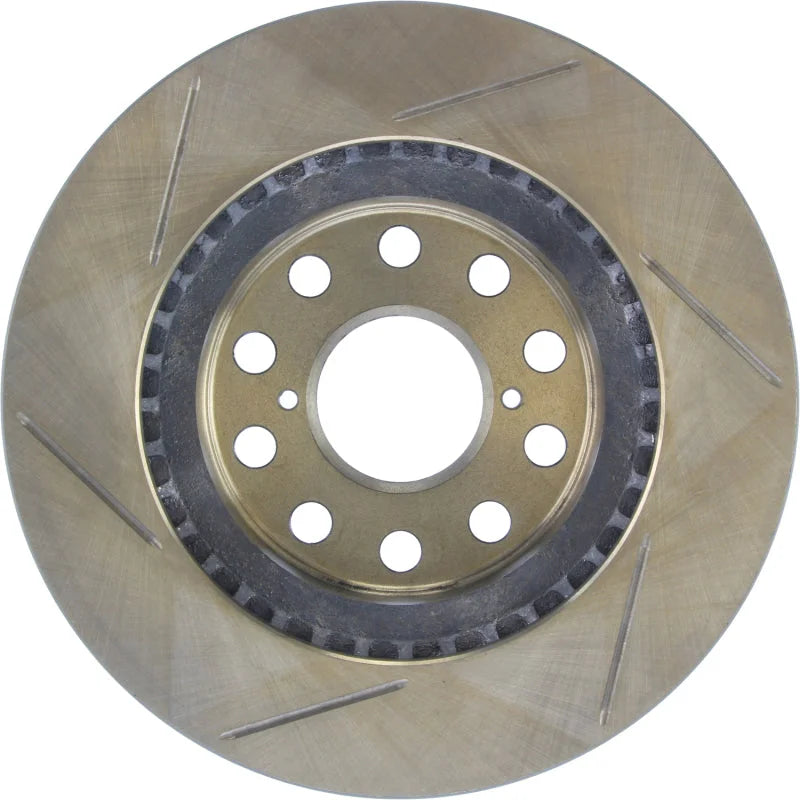 StopTech Power Slot 92-95 Toyota MR2 Turbo Rear Left SportStop Slotted Rotor - Additional View 7
