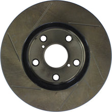 Load image into Gallery viewer, StopTech Power Slot 92-98 Lexus SC 300 Left Front Slotted Rotor - Side View
