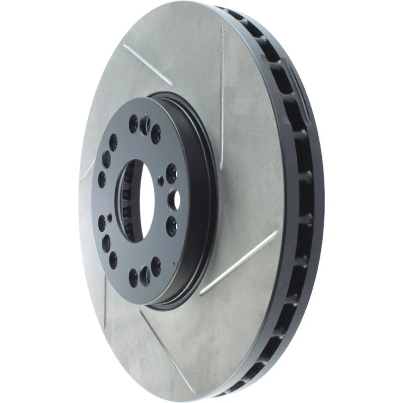 StopTech Power Slot 93-05 Lexus GS Series / 00-05 IS300 / 93-94 LS Series Front Left Slotted Rotor - Additional View 5