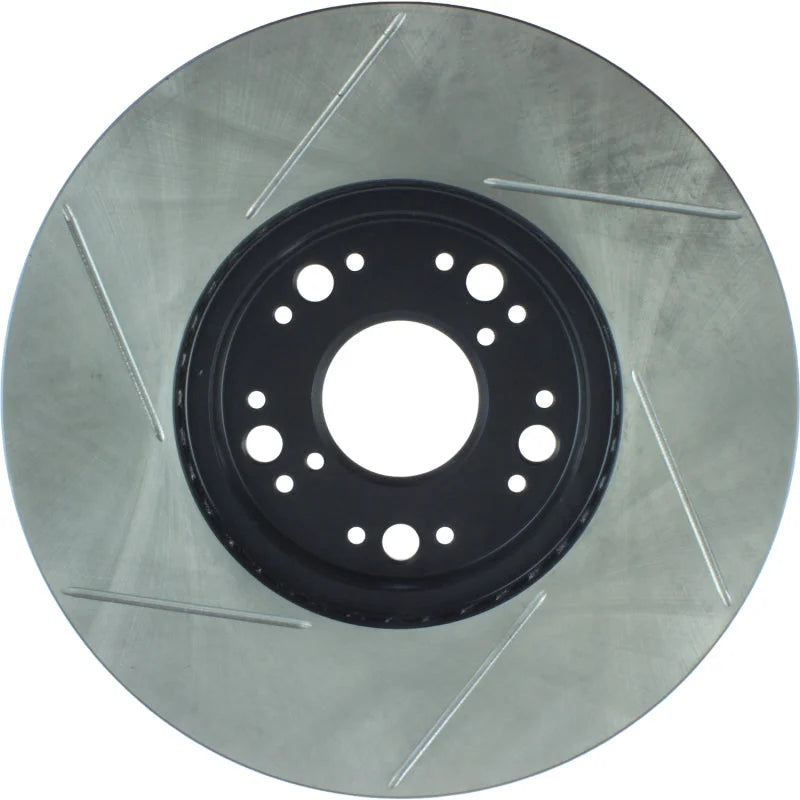StopTech Power Slot 93-05 Lexus GS Series / 00-05 IS300 / 93-94 LS Series Front Left Slotted Rotor - Additional View 6