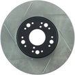 Load image into Gallery viewer, StopTech Power Slot 93-05 Lexus GS Series / 00-05 IS300 / 93-94 LS Series Front Right Slotted Rotor - Main Product View