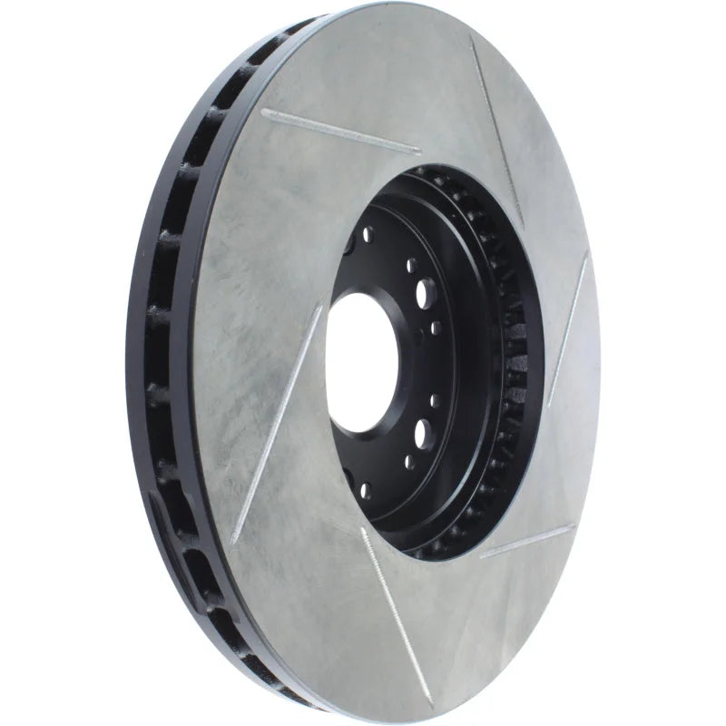 StopTech Power Slot 93-05 Lexus GS Series / 00-05 IS300 / 93-94 LS Series Front Right Slotted Rotor - Side View