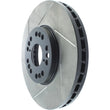 Load image into Gallery viewer, StopTech Power Slot 93-05 Lexus GS Series / 00-05 IS300 / 93-94 LS Series Front Right Slotted Rotor - Installation View