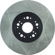 Load image into Gallery viewer, StopTech Power Slot 93-05 Lexus GS Series / 00-05 IS300 / 93-94 LS Series Front Right Slotted Rotor - Additional View 5