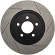 Load image into Gallery viewer, StopTech Power Slot 94-04 Ford Mustang Front Left Slotted Rotor - Main Product View