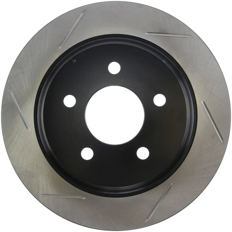 StopTech Power Slot 94-04 Ford Mustang Rear Right Slotted Rotor - Main Product View